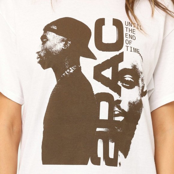 Vintage 2Pac Until The End Of Time, Uteot Tracklist Short Sleeve Unisex T-Shirt - Picture 1 of 4